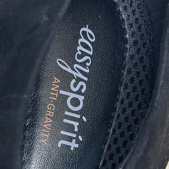 Easy Spirit Black Strappy High Heels Size 7.5 - Picture 8 of 10